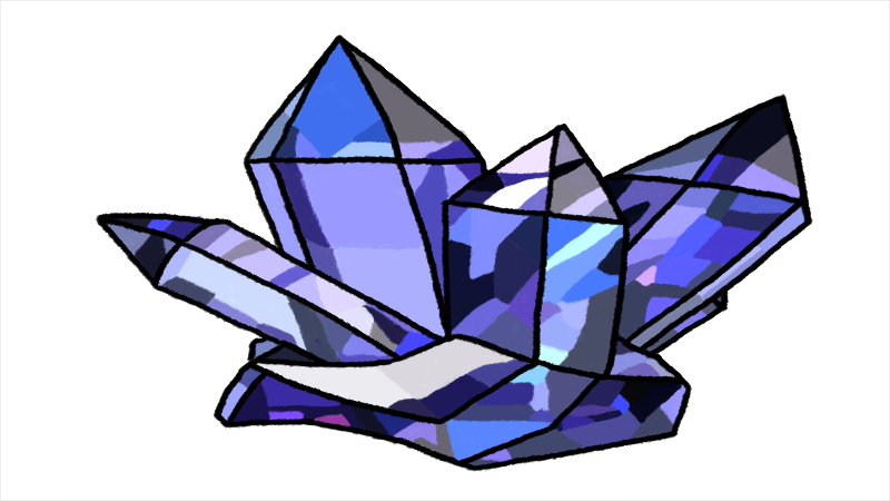 end of level crystal I