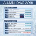 Alumni Days 2018 Schedule
